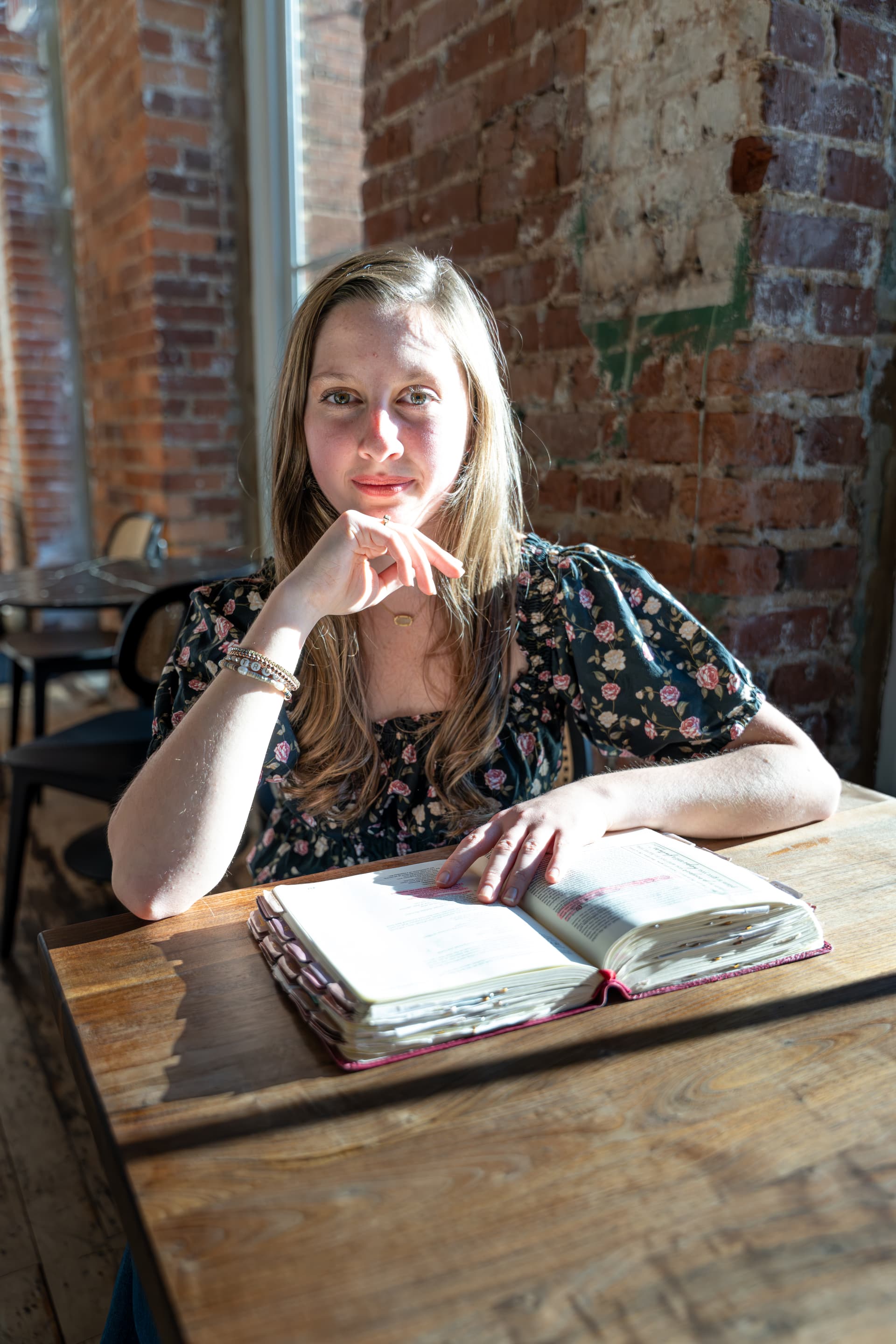 Professional portrait in natural light